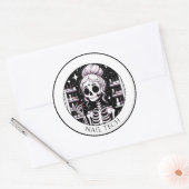 Tarot Nail Tech Product Ronde Sticker (Envelop)