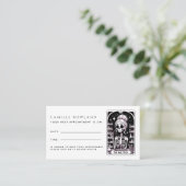 Tarot Nail Technician Afspraakkaarten Afsprakenkaartje (Staand voorkant)