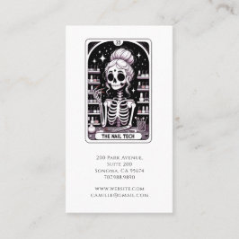 Tarot Nail Technician Business & Afspraak Afsprakenkaartje