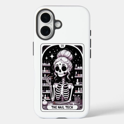 Tarot Nail Technician Business Card Case-Mate iPho Case-Mate iPhone Case (Achterkant)
