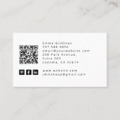 Tarot Nail Technician Nail Art Visitekaartje (Achterkant)