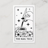 Tarot Nail Technician Nail Art Visitekaartje (Voorkant)