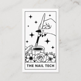 Tarot Nail Technician Nail Art Visitekaartje
