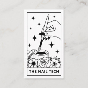 Tarot Nail Technician Nail Art Visitekaartje