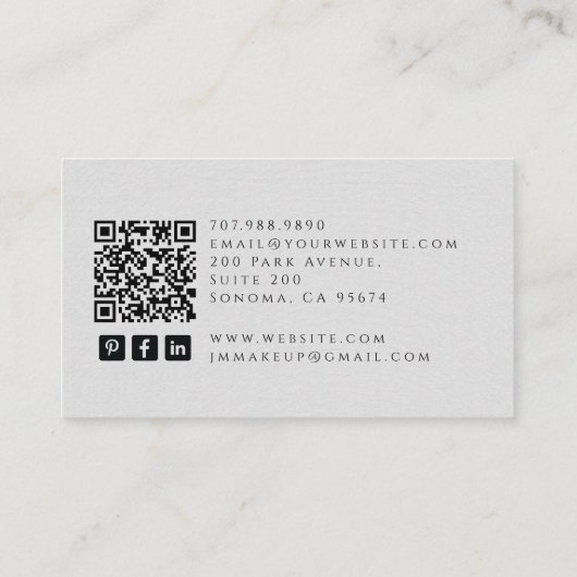 Tarot Nail Technician Visitekaartje (Achterkant)