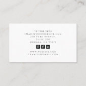 Tarot Nail Technician Visitekaartje (Achterkant)