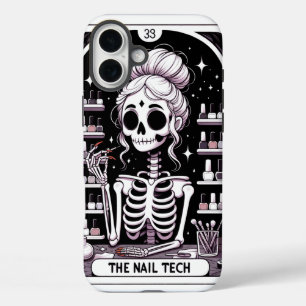 Tarot Nail Technician Visitekaartje iPhone 16 Plus Hoesje