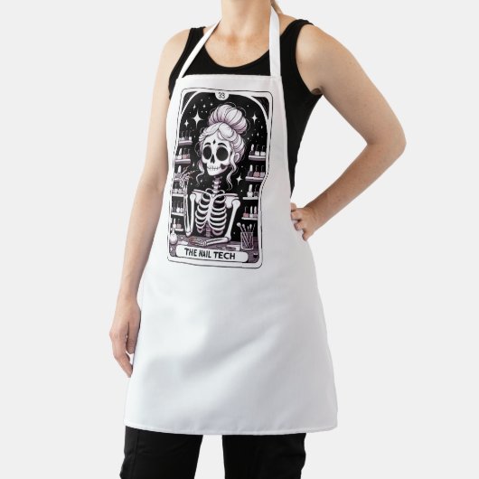 Tarot Nail Technician Visitekaartje Schort (Insitu)