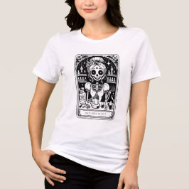 Tarot Nail Technician Visitekaartje Tri-Blend Shirt