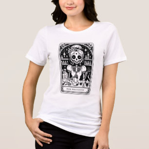 Tarot Nail Technician Visitekaartje Tri-Blend Shirt