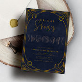 Tarot Navy Blue & Gold hemelblauw Vrijgezellenfees Kaart