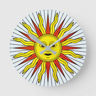 Tarot of Marseille Sun-symbool (#19) Ronde Klok
