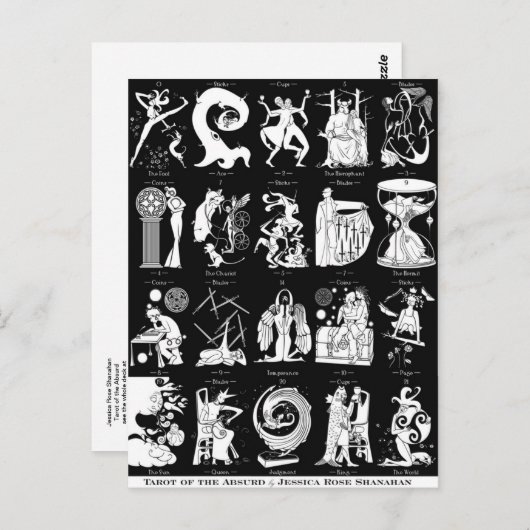 Tarot of the Absurd — Postkaart (Voorkant / Achterkant)