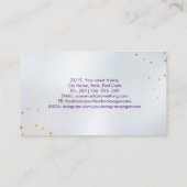 Tarot / Oracle kaarten gouden ornament Visitekaartje (Achterkant)