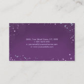 Tarot / Oracle kaarten met kristallen bol en krist Visitekaartje (Achterkant)