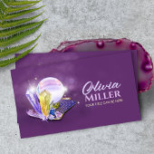 Tarot / Oracle kaarten met kristallen bol en krist Visitekaartje