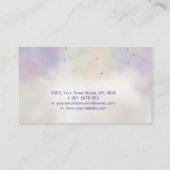 Tarot / Oracle kaarten met maan en kristallen Visitekaartje (Achterkant)