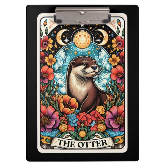 Tarot Otter – Unieke Dier Tarot Klembord (Voorkant)
