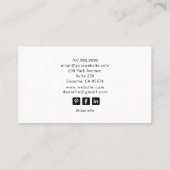 Tarot Pet Groomer Visitekaartje (Achterkant)