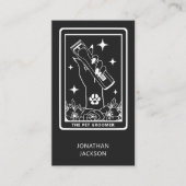 Tarot Pet Groomer Visitekaartje (Voorkant)