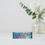 Tarot professioneel sterrenstelsel-Visitekaartje Mini Visitekaartje (Staand voorkant)