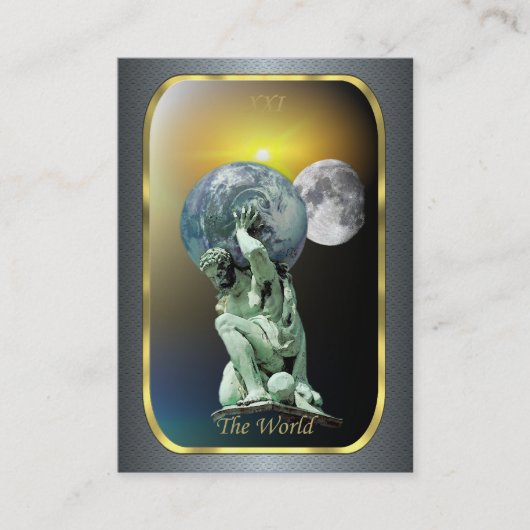 Tarot Profile Cards - de wereld Visitekaartje (Voorkant)