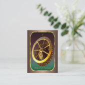 Tarot Profile Cards - het wiel van Fortune Visitekaartje (Staand voorkant)