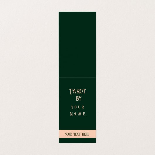 Tarot Reader Folded Visitekaartje (Buitenkant ongevouwen)