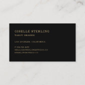 Tarot Reader Visitekaartje (Achterkant)