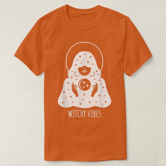 Tarot Reader Witchy Vibes Spooky Halloween Graphic T-shirt (Design voorkant)