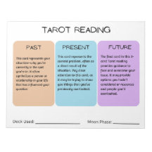 Tarot Reading 11 x 8,5-inch Notitieblok