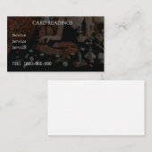 TAROT READING BEWERKBARE KAART VISITEKAARTJE (Voorkant / Achterkant)