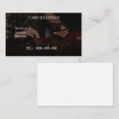 TAROT READING BEWERKBARE KAART VISITEKAARTJE (Voorkant / Achterkant)