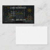 TAROT READING BEWERKBARE KAART VISITEKAARTJE (Voorkant / Achterkant)