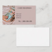 TAROT READING BEWERKBARE KAART VISITEKAARTJE (Voorkant / Achterkant)