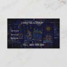 TAROT READING BEWERKBARE KAART