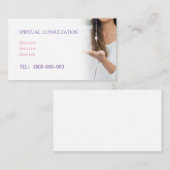 TAROT READING BEWERKBARE KAART VISITEKAARTJE (Voorkant / Achterkant)