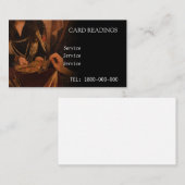 TAROT READING BEWERKBARE KAART VISITEKAARTJE (Voorkant / Achterkant)