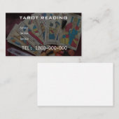 TAROT READING BEWERKBARE KAART VISITEKAARTJE (Voorkant / Achterkant)