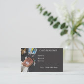 TAROT READING BEWERKBARE KAART VISITEKAARTJE (Staand voorkant)