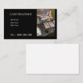 TAROT READING BEWERKBARE KAART VISITEKAARTJE (Voorkant / Achterkant)