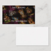 TAROT READING BEWERKBARE KAART VISITEKAARTJE (Voorkant / Achterkant)