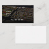 TAROT READING BEWERKBARE KAART VISITEKAARTJE (Voorkant / Achterkant)