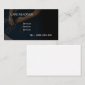 TAROT READING BEWERKBARE KAART VISITEKAARTJE (Voorkant / Achterkant)