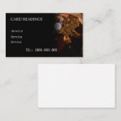 TAROT READING BEWERKBARE KAART VISITEKAARTJE (Voorkant / Achterkant)