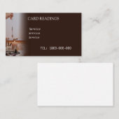 TAROT READING BEWERKBARE KAART VISITEKAARTJE (Voorkant / Achterkant)