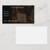 TAROT READING BEWERKBARE KAART VISITEKAARTJE (Voorkant / Achterkant)