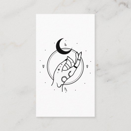 Tarot Reading Visitekaartje (Achterkant)