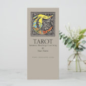 TAROT-sessies, lezen - Wenskaart, brochure (Staand voorkant)