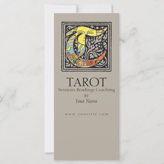 TAROT-sessies, lezen - Wenskaart, brochure (Voorkant)